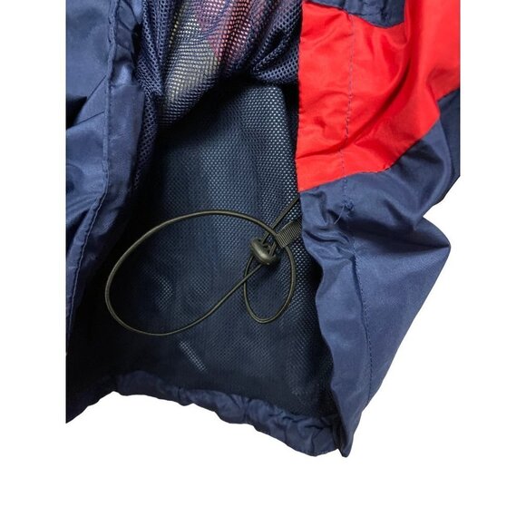 Elevate Mixed Print Spell Out Pull Over 1/2 Zip Hoodie Windbreaker Jacket Men's - Picture 5 of 9